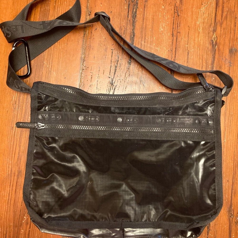 Shiny Black LeSportSac